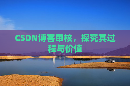 CSDN博客审核,探究其过程与价值